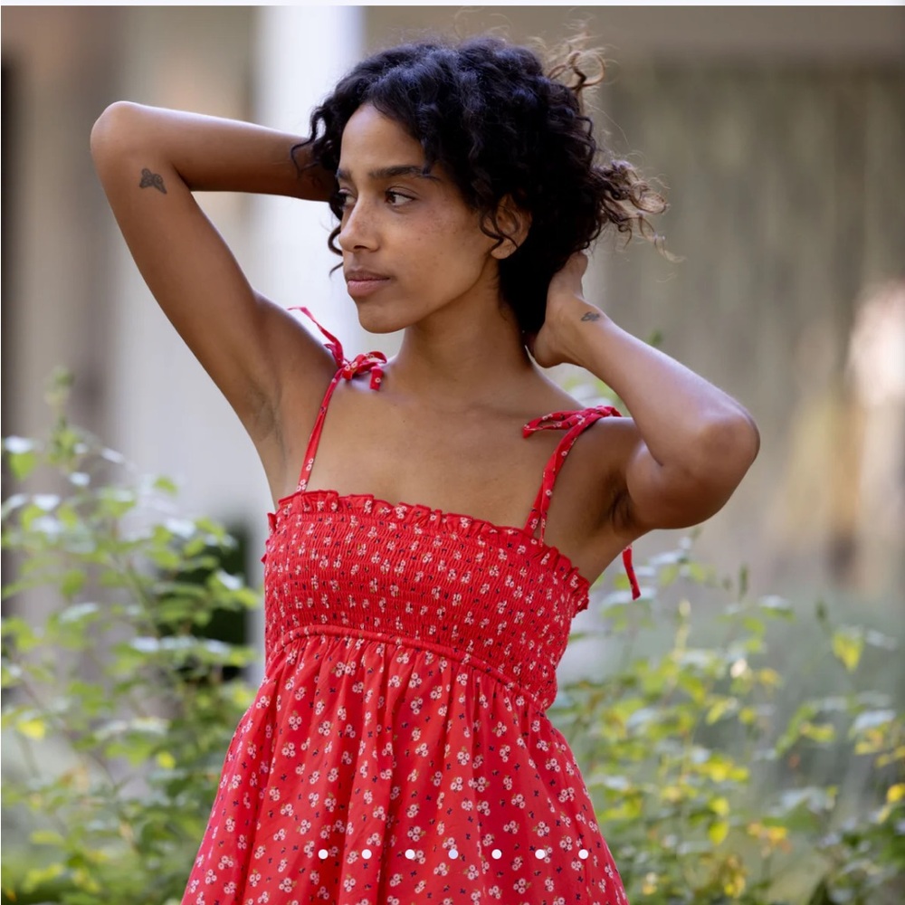 NWT.  Kitteny Red Floral Sundress